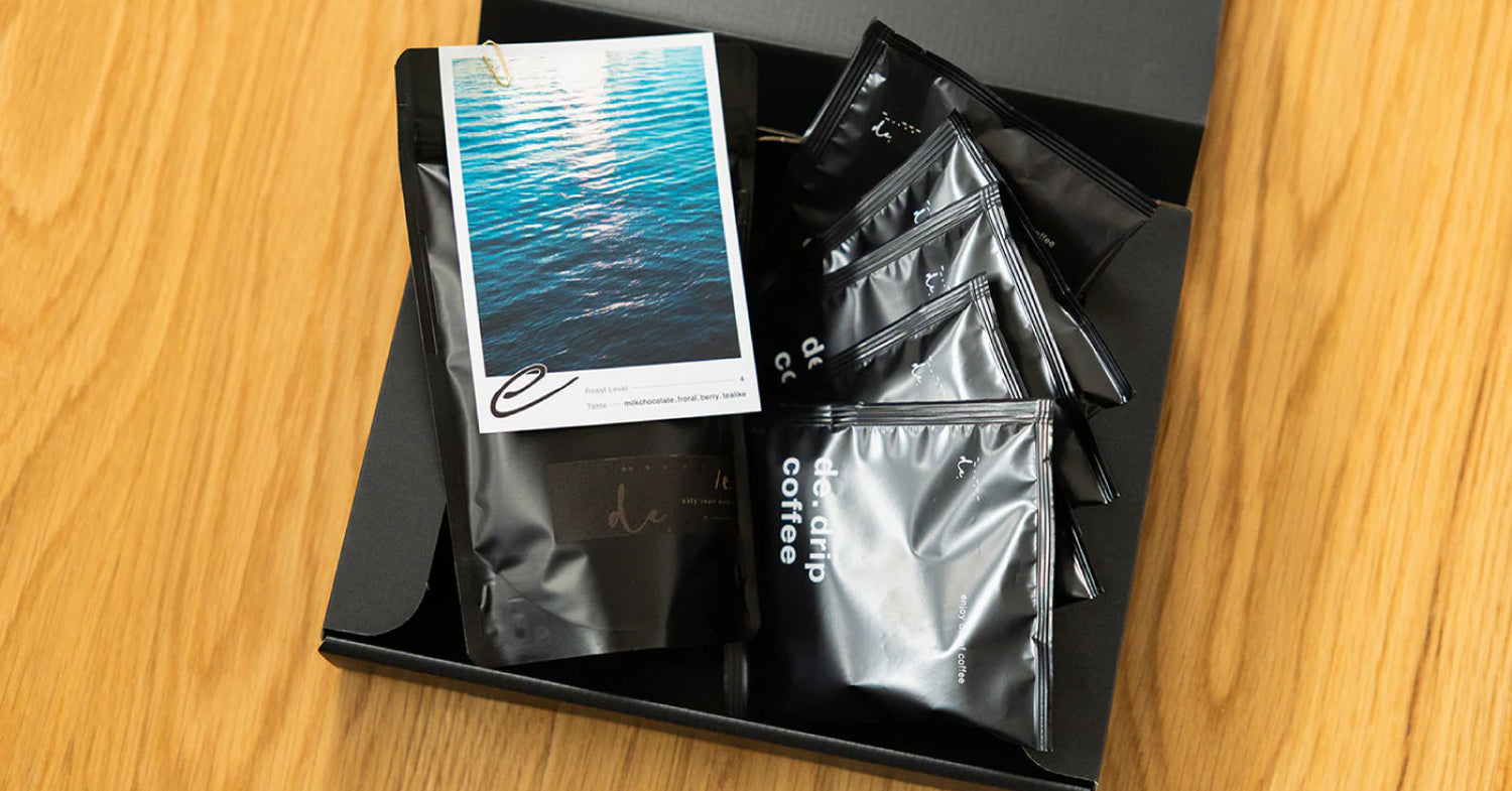コーヒー豆×ディップバッグのギフトボックスを販売開始します
